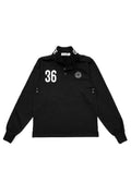 GREENHOUSE BOMBERS RUGBY SHIRT [ BLACK ]