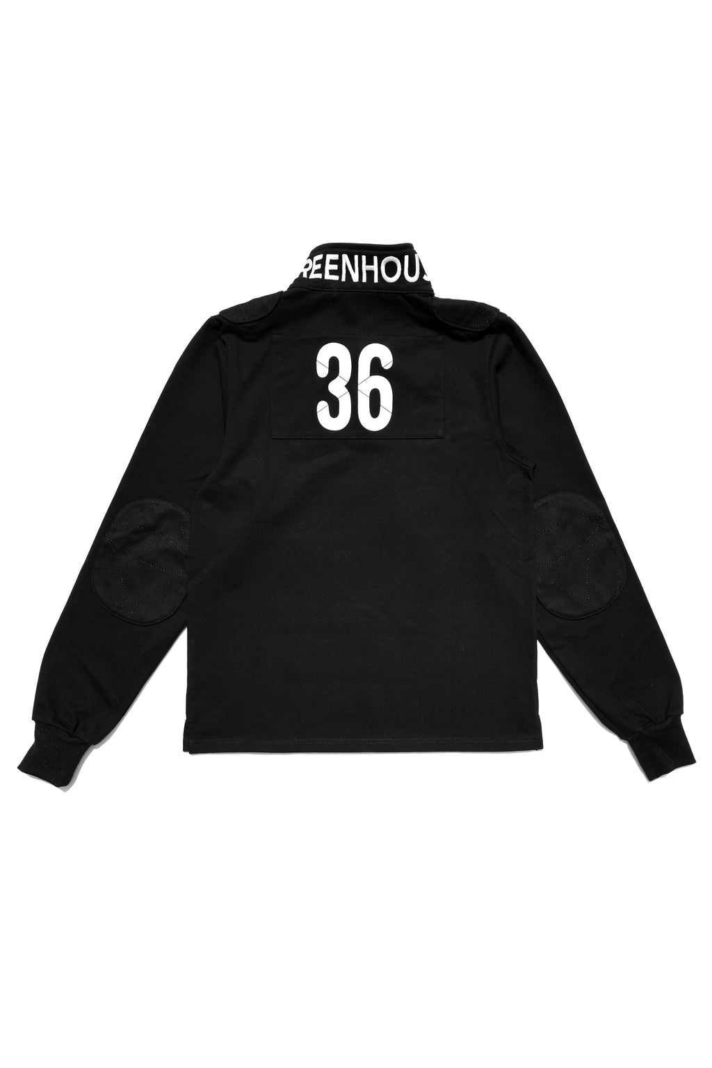 GREENHOUSE BOMBERS RUGBY SHIRT [ BLACK ]