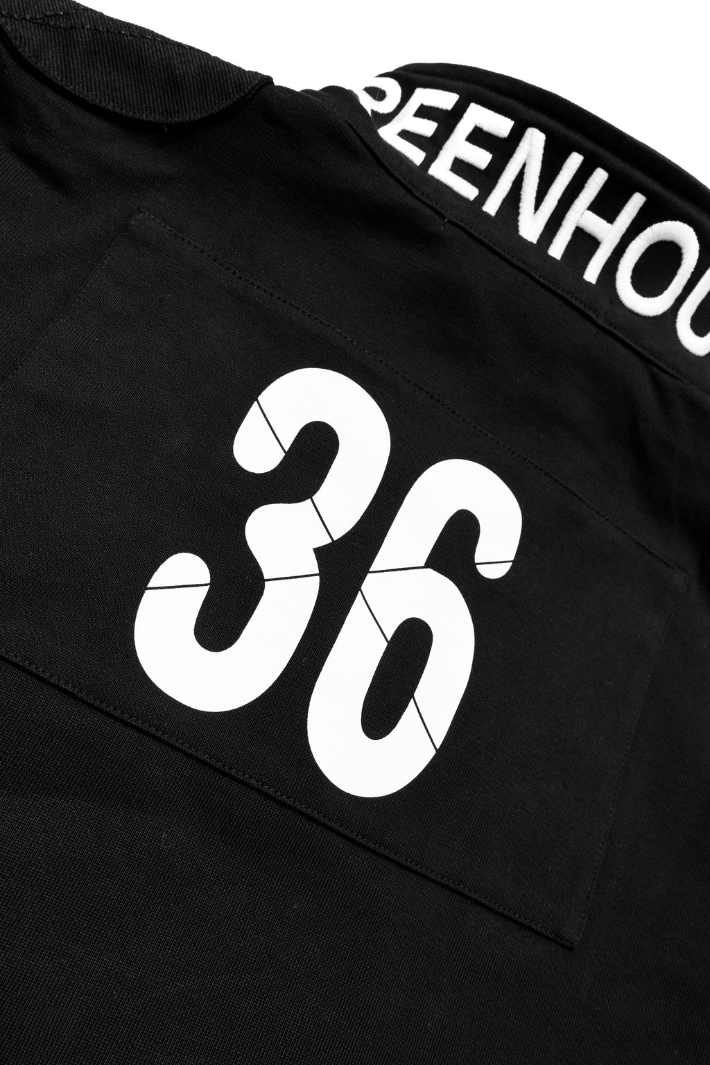 GREENHOUSE BOMBERS RUGBY SHIRT [ BLACK ]