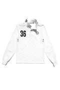 GREENHOUSE BOMBERS RUGBY SHIRT [ WHITE ]