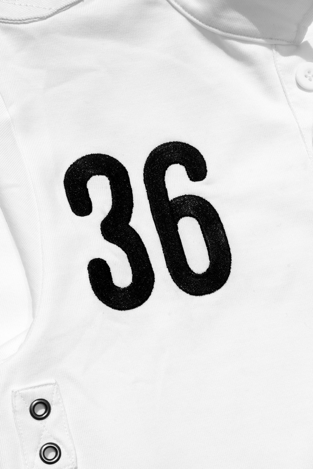 GREENHOUSE BOMBERS RUGBY SHIRT [ WHITE ]