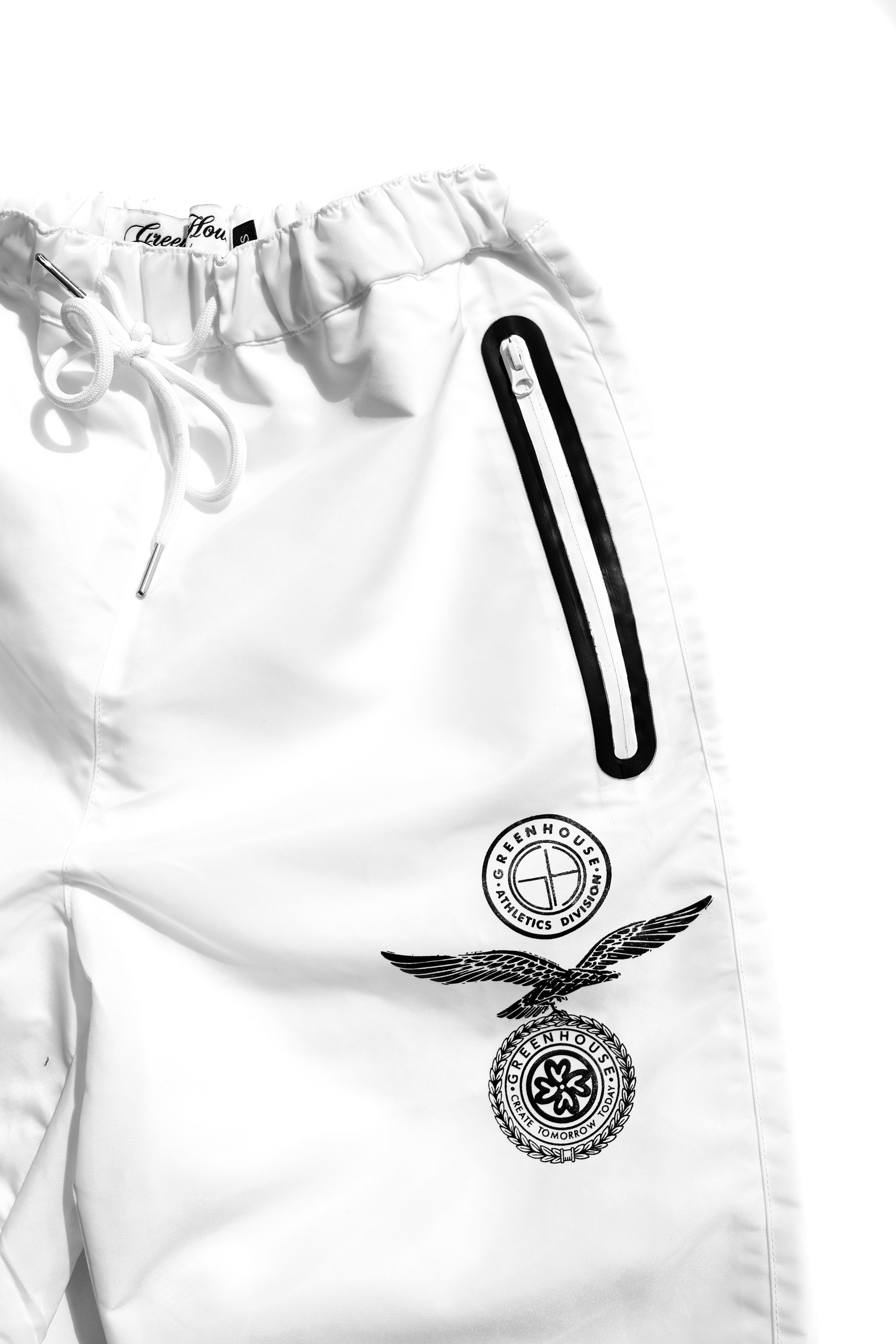 GREENHOUSE TRACK PANTS [ WHITE ]