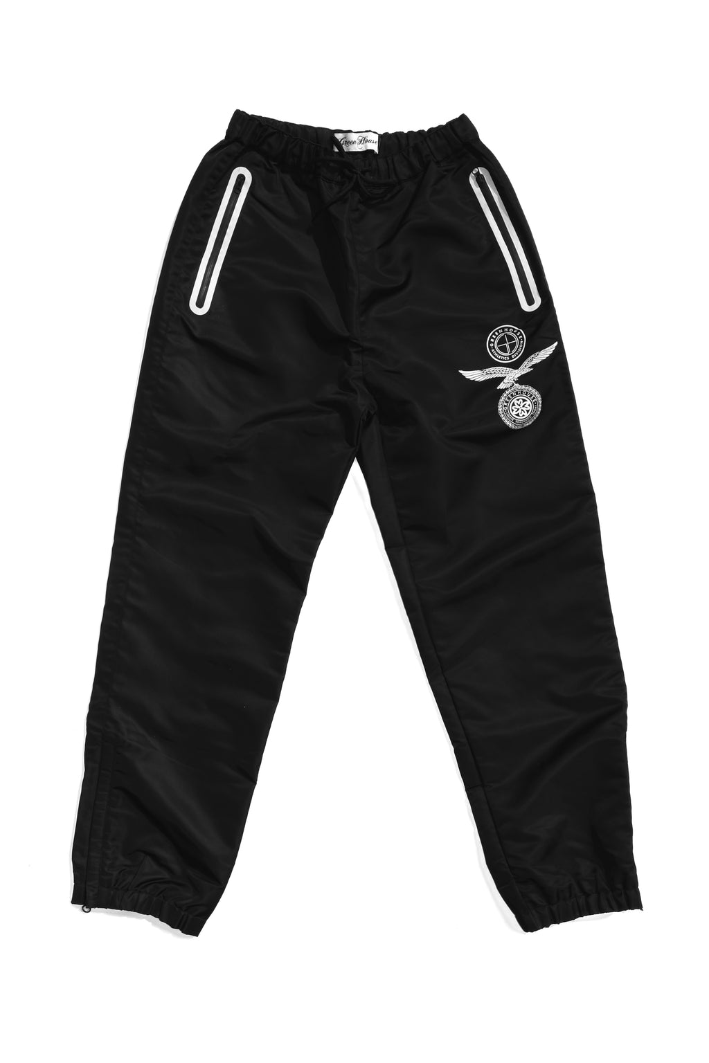 GREENHOUSE TRACK PANTS [ BLACK ]