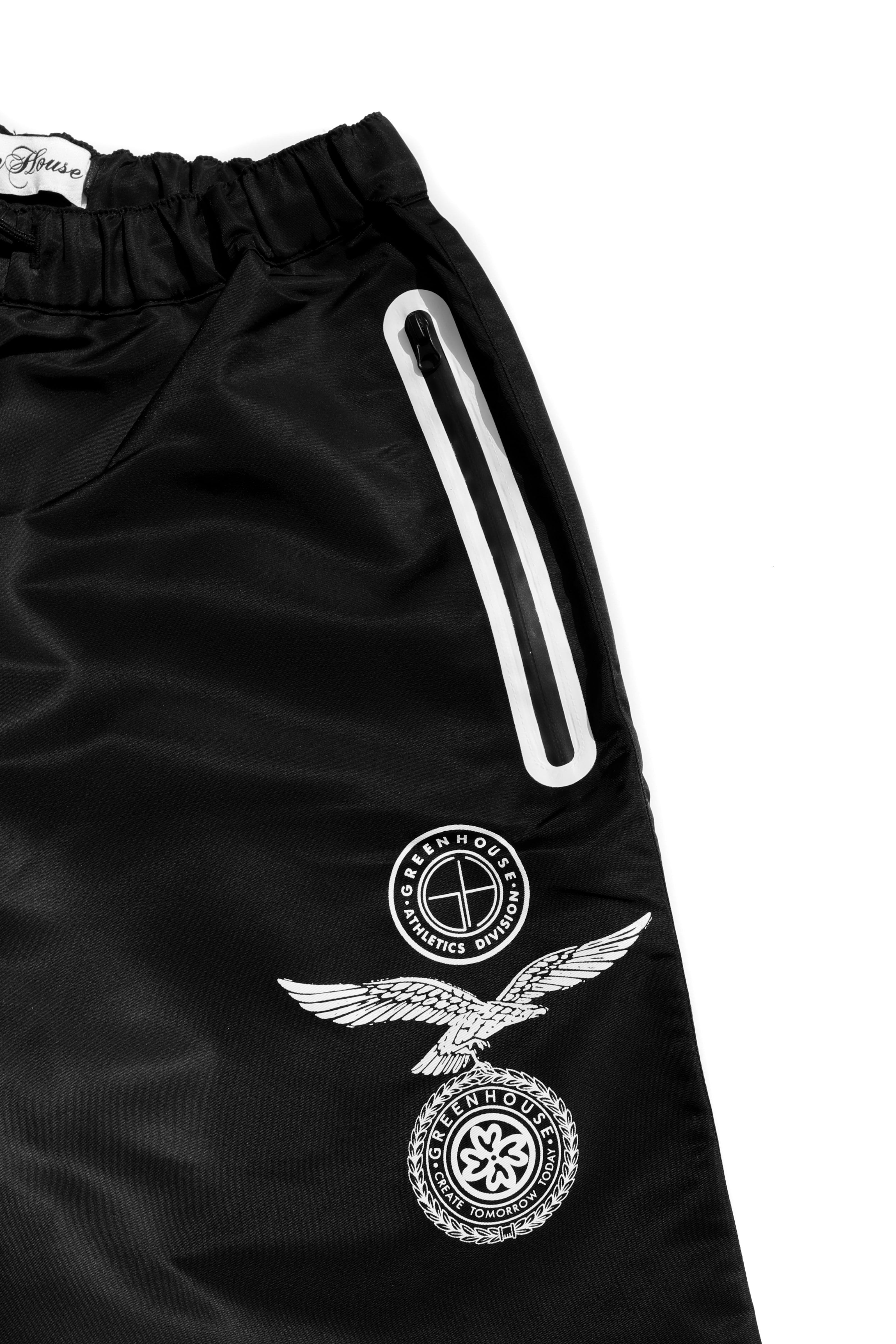 GREENHOUSE TRACK PANTS [ BLACK ]